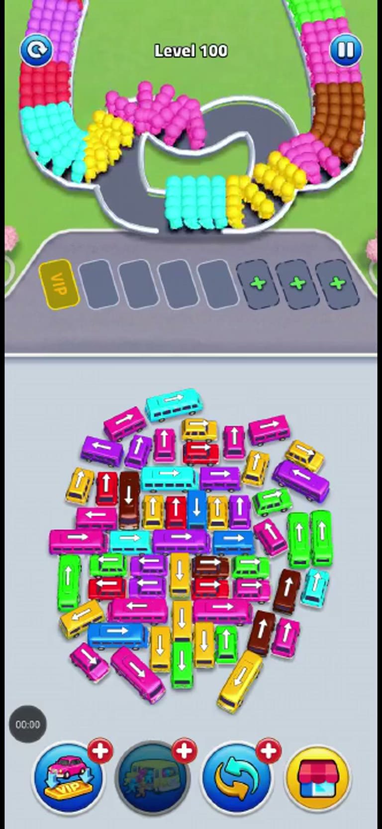 Bus Rush Fever Level 100 gameplay preview