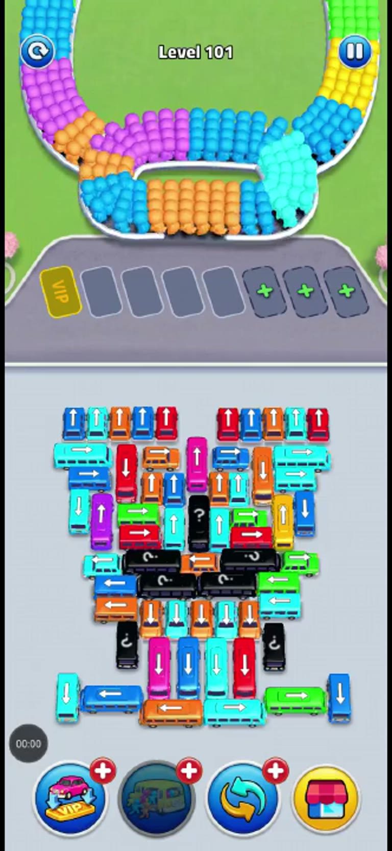 Bus Rush Fever Level 101 gameplay preview