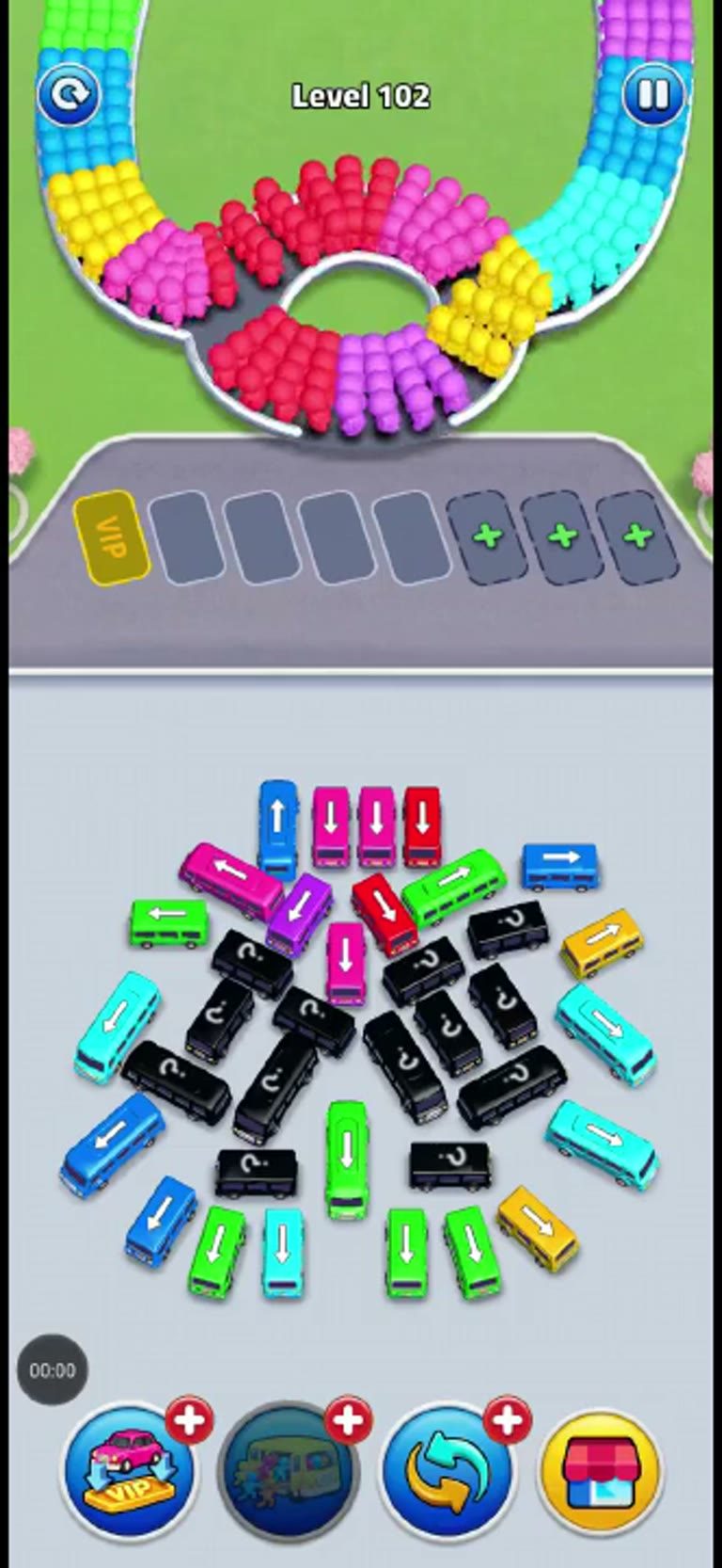 Bus Rush Fever Level 102 gameplay preview