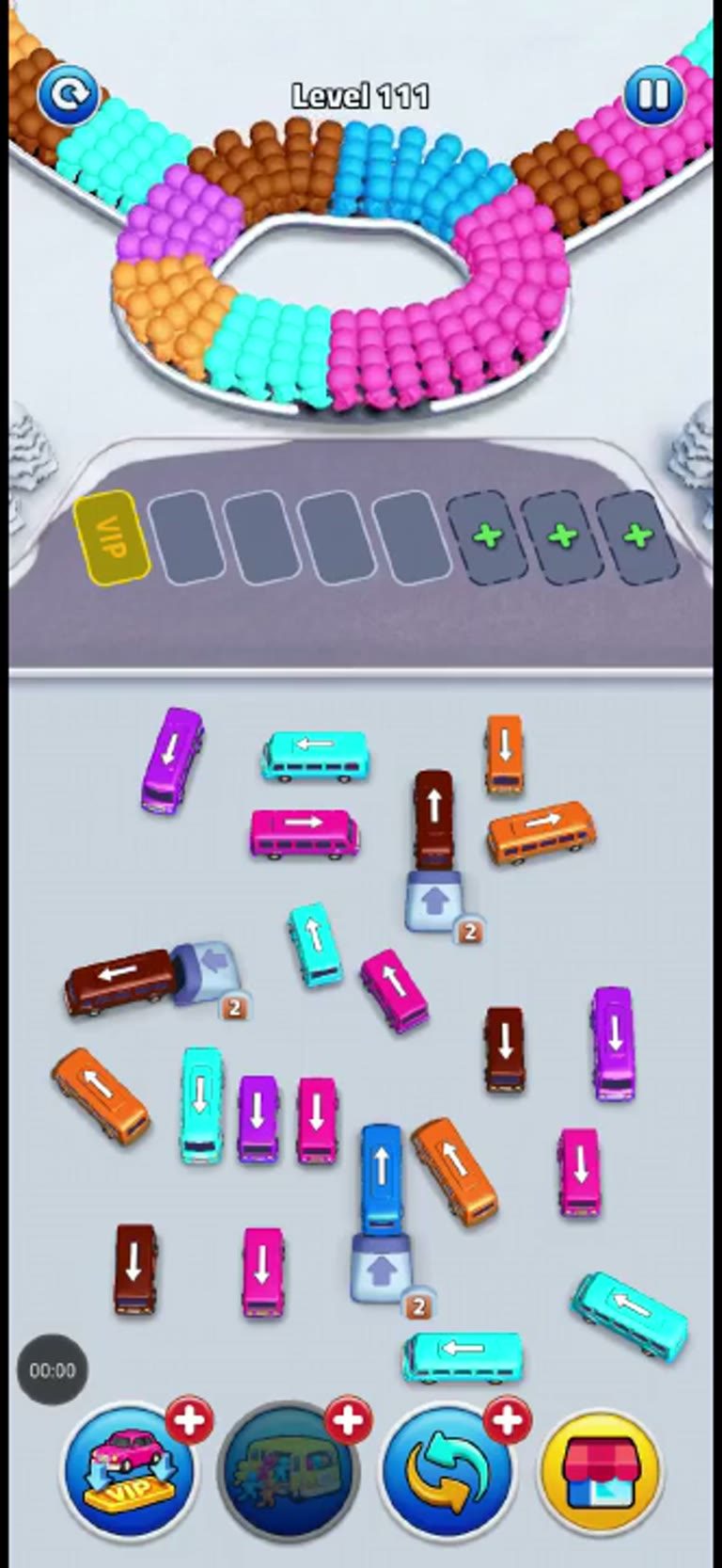Bus Rush Fever Level 111 gameplay preview