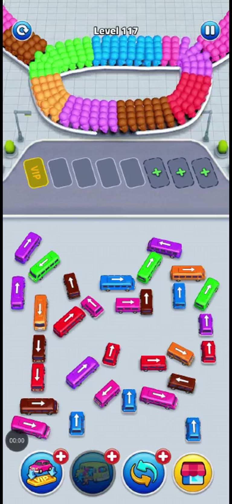 Bus Rush Fever Level 117 gameplay preview