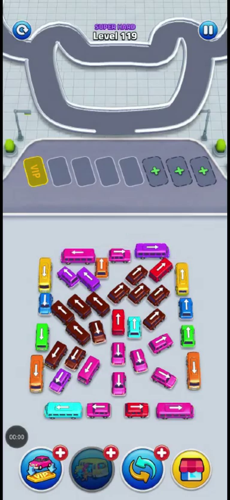 Bus Rush Fever Level 119 gameplay preview