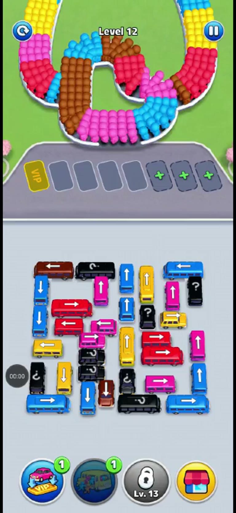 Bus Rush Fever Level 12 gameplay preview