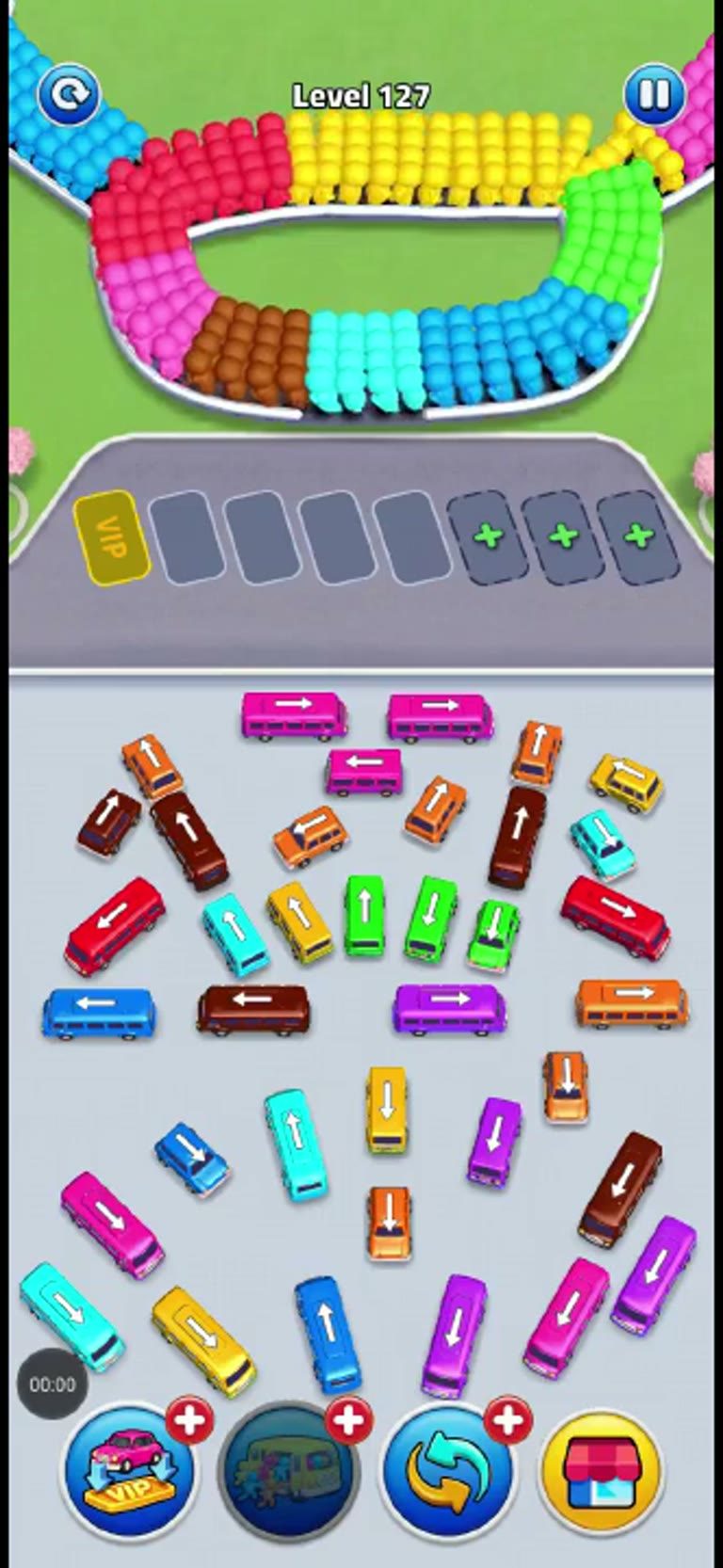 Bus Rush Fever Level 127 gameplay preview
