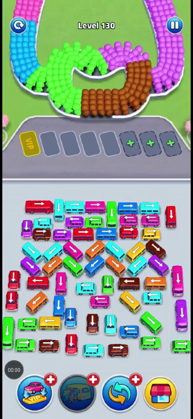 Bus Rush Fever Level 130 gameplay preview