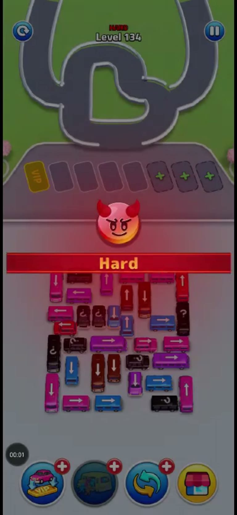 Bus Rush Fever Level 134 gameplay preview