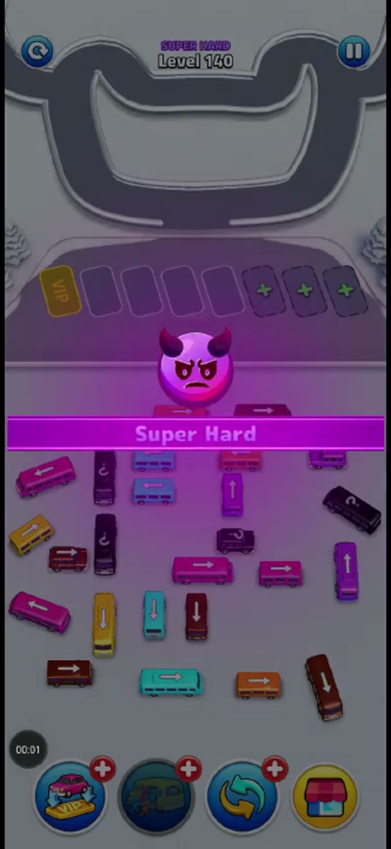 Bus Rush Fever Level 140 gameplay preview