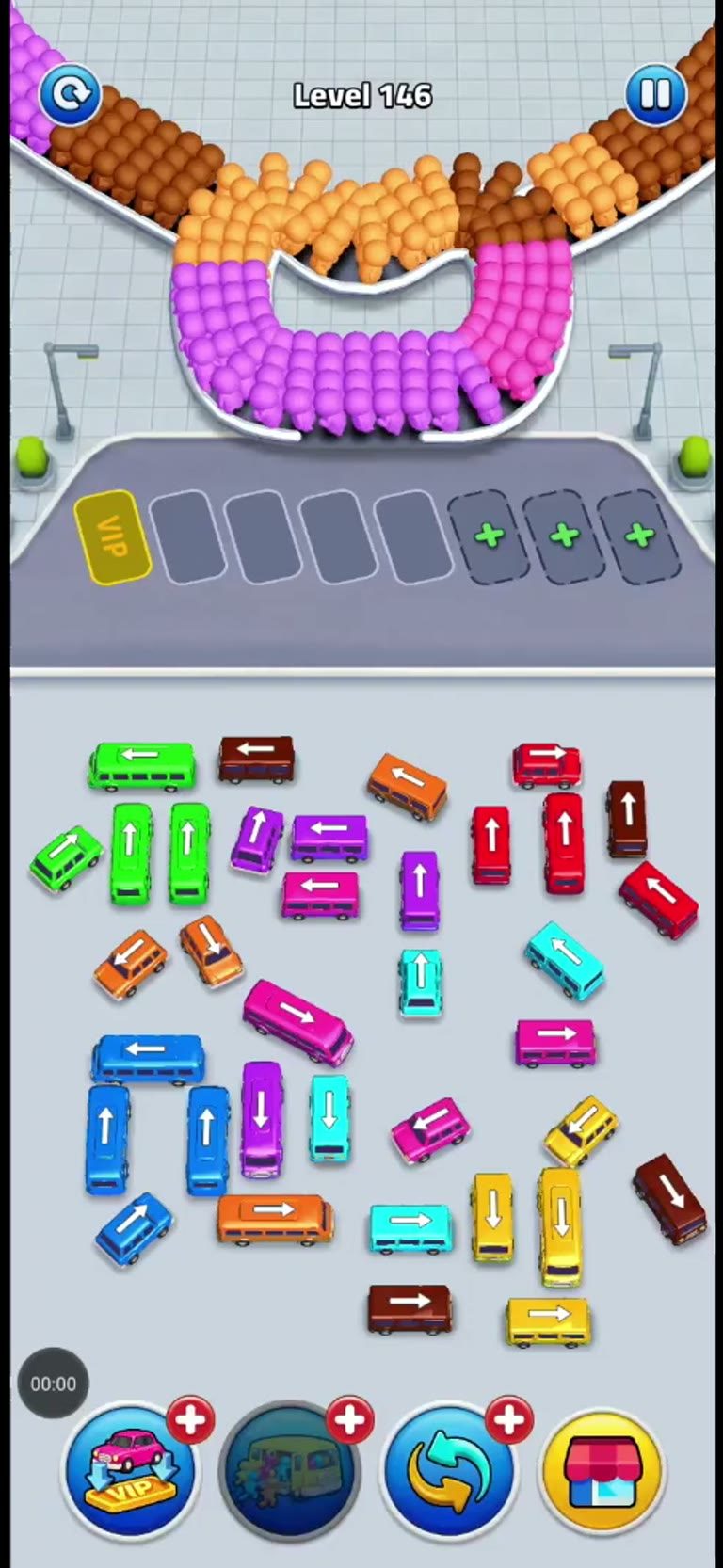 Bus Rush Fever Level 146 gameplay preview