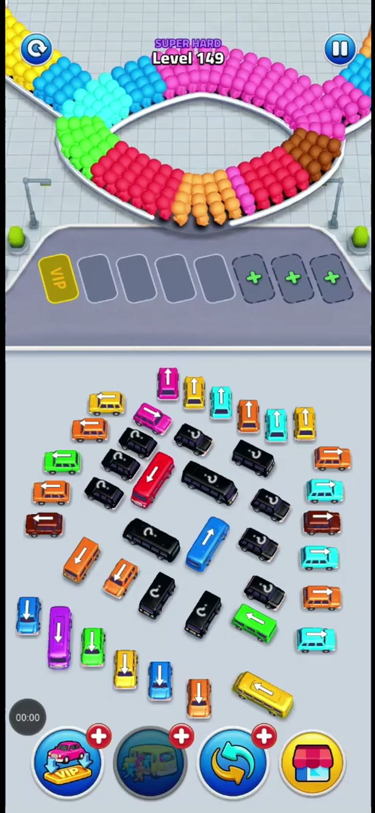 Bus Rush Fever Level 149 gameplay preview