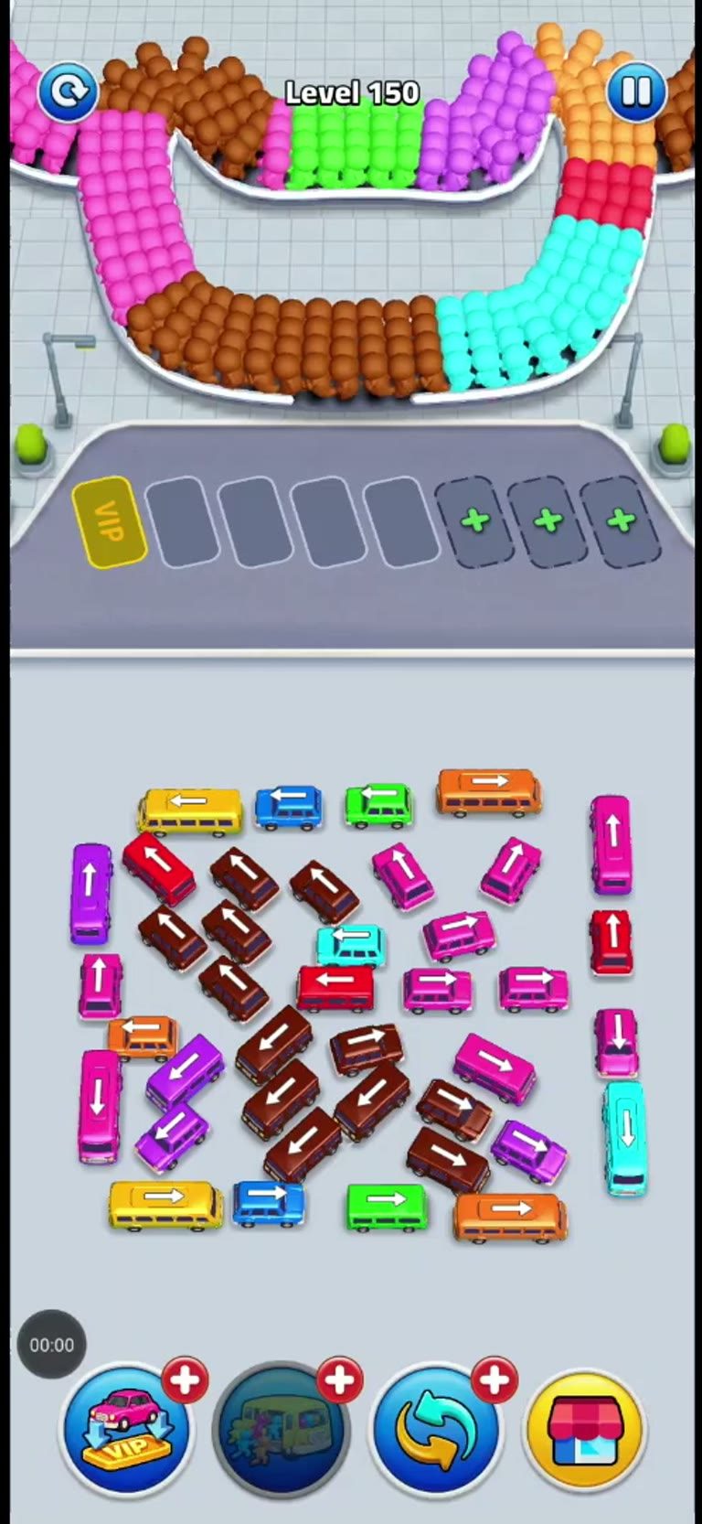 Bus Rush Fever Level 150 gameplay preview