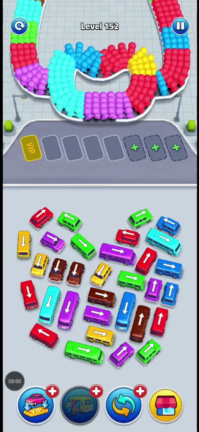Bus Rush Fever Level 152 gameplay preview