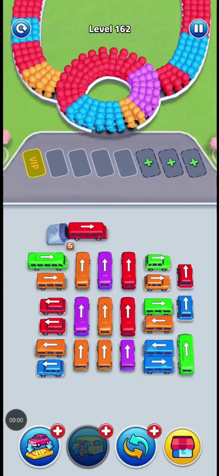 Bus Rush Fever Level 162 gameplay preview