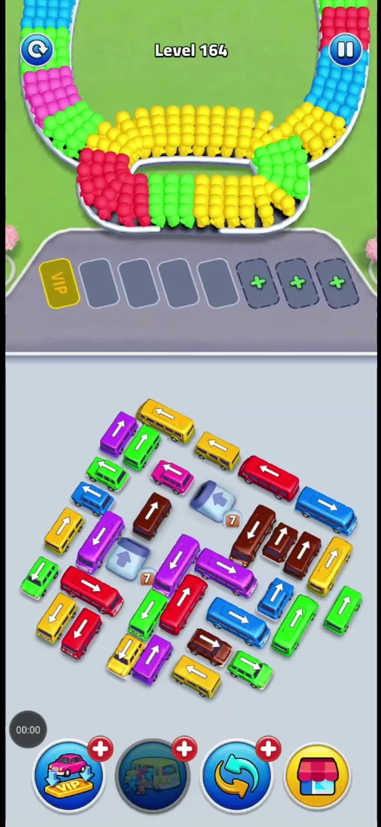 Bus Rush Fever Level 164 gameplay preview