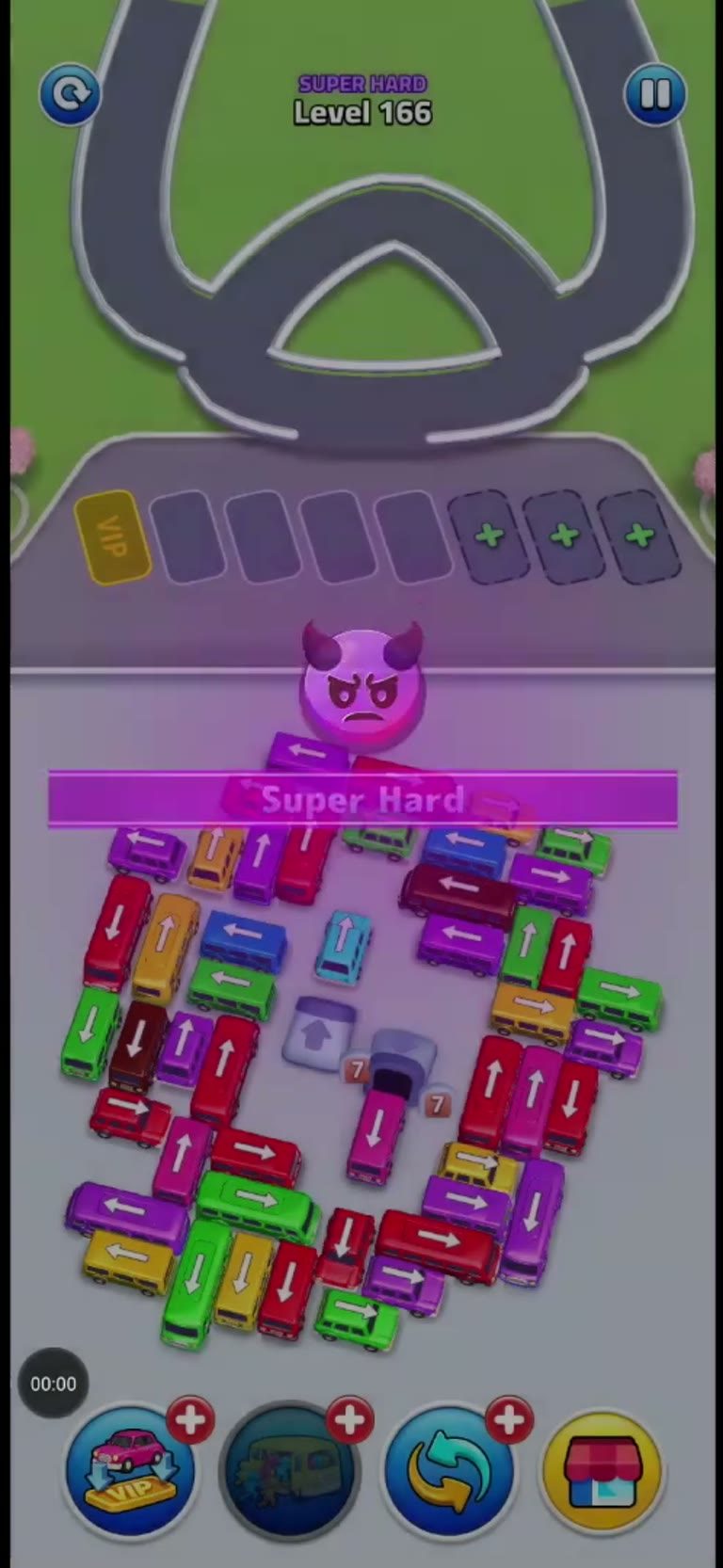 Bus Rush Fever Level 166 gameplay preview
