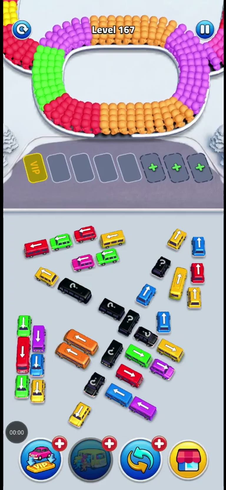 Bus Rush Fever Level 167 gameplay preview