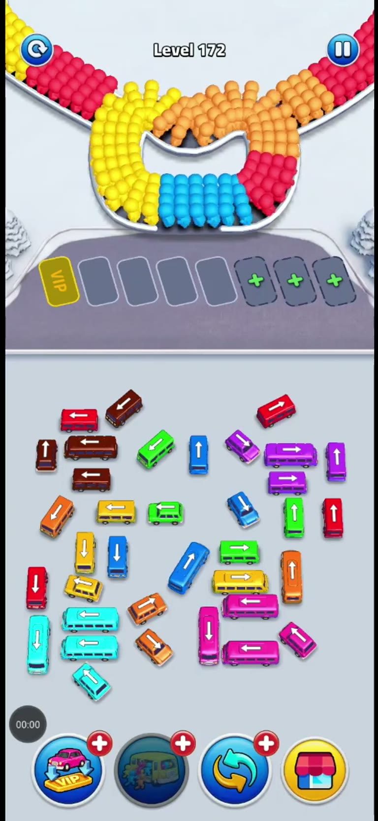 Bus Rush Fever Level 172 gameplay preview