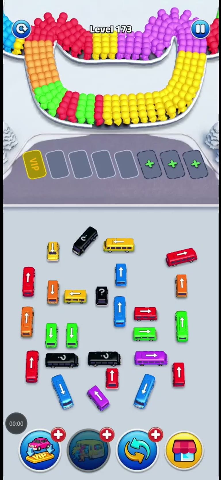 Bus Rush Fever Level 173 gameplay preview