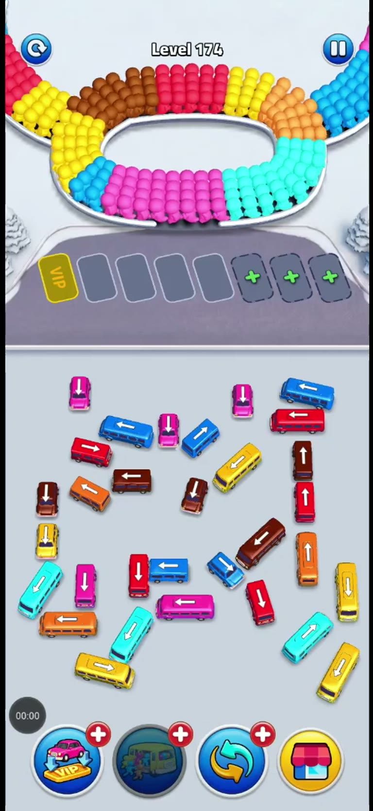 Bus Rush Fever Level 174 gameplay preview