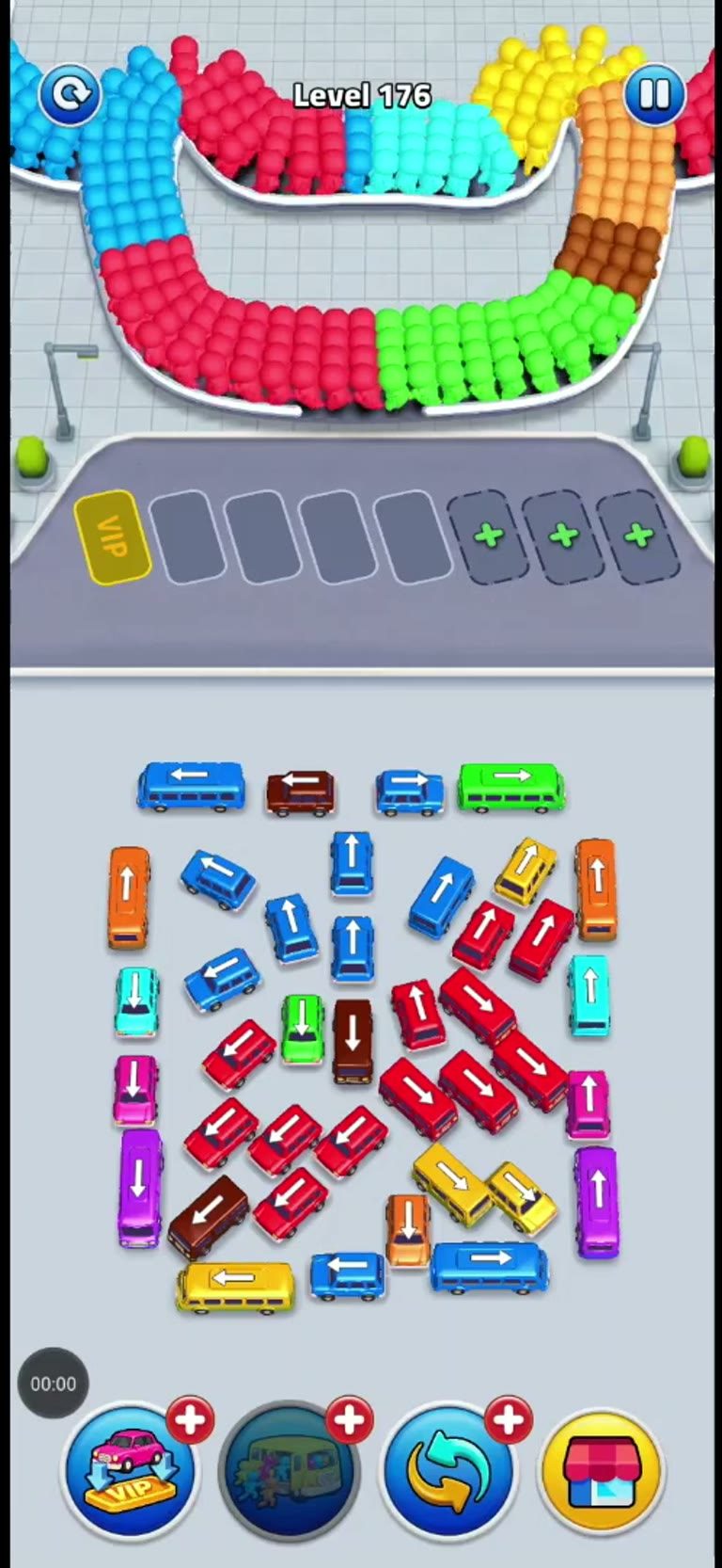 Bus Rush Fever Level 176 gameplay preview