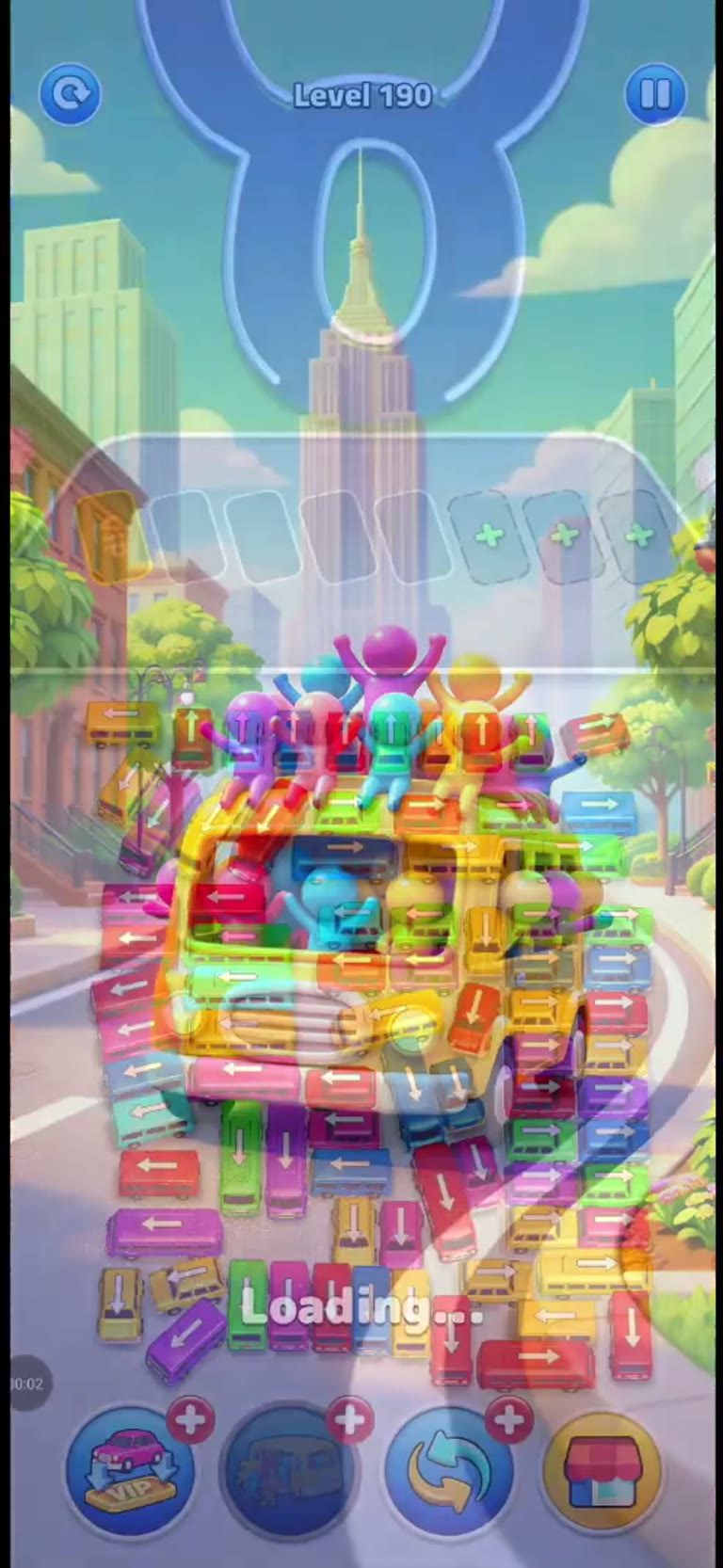 Bus Rush Fever Level 190 gameplay preview