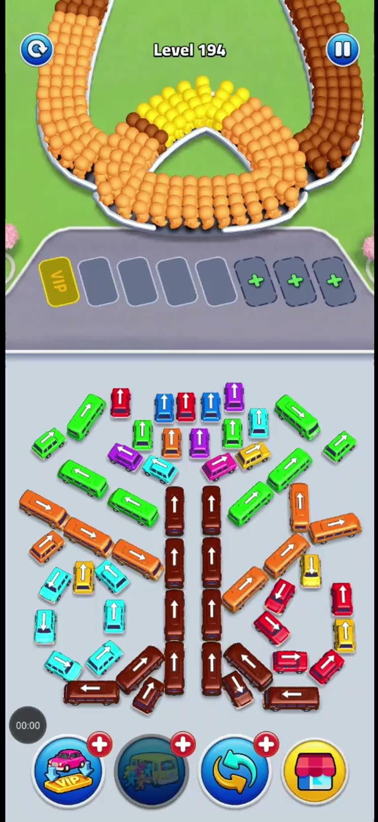 Bus Rush Fever Level 194 gameplay preview