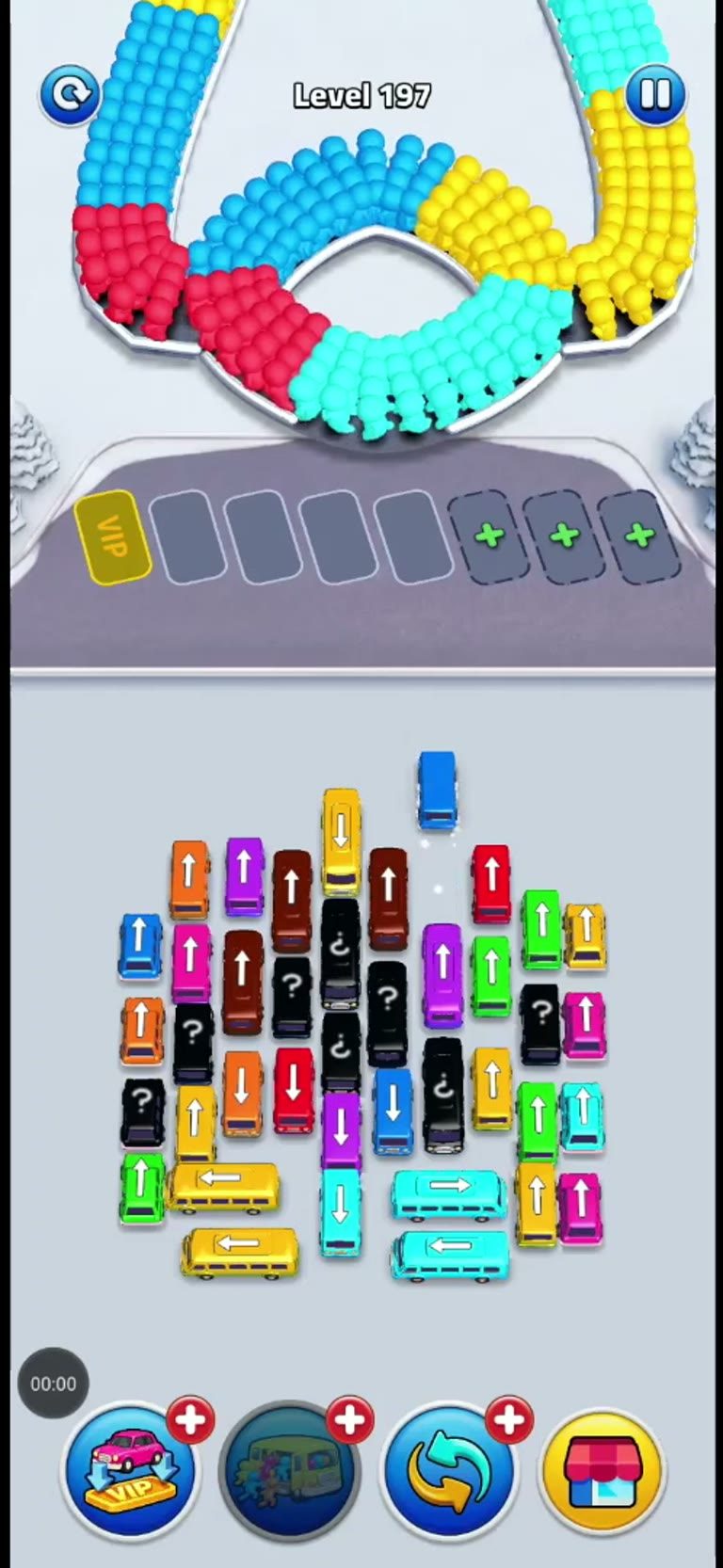 Bus Rush Fever Level 197 gameplay preview