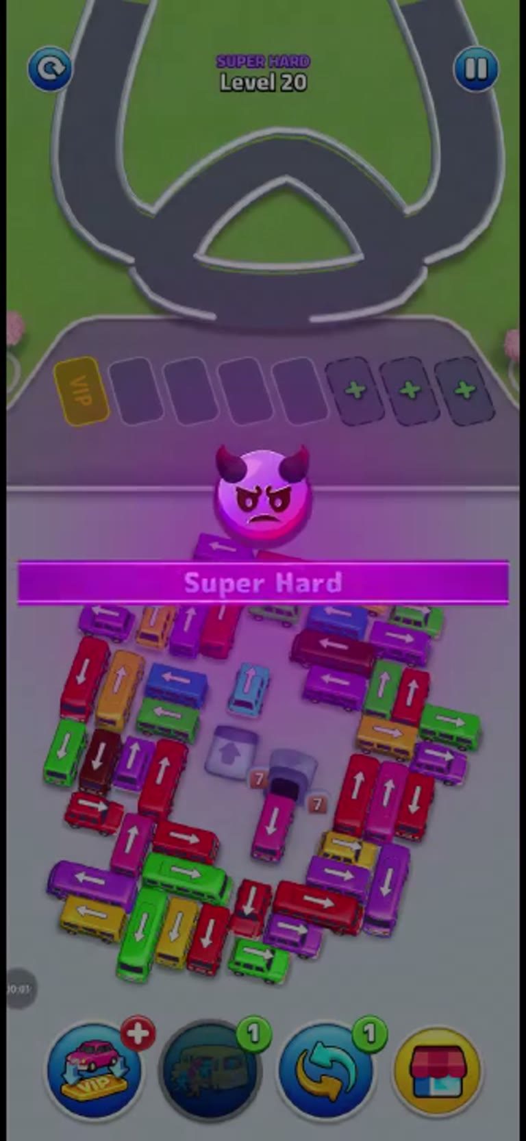Bus Rush Fever Level 20 gameplay preview