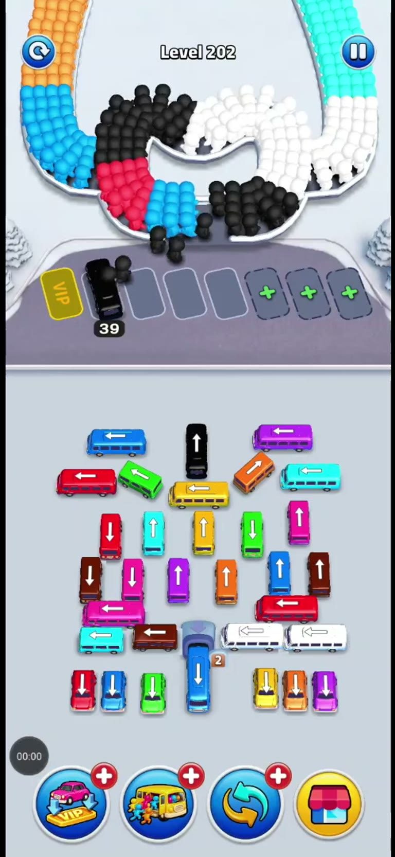 Bus Rush Fever Level 202 gameplay preview