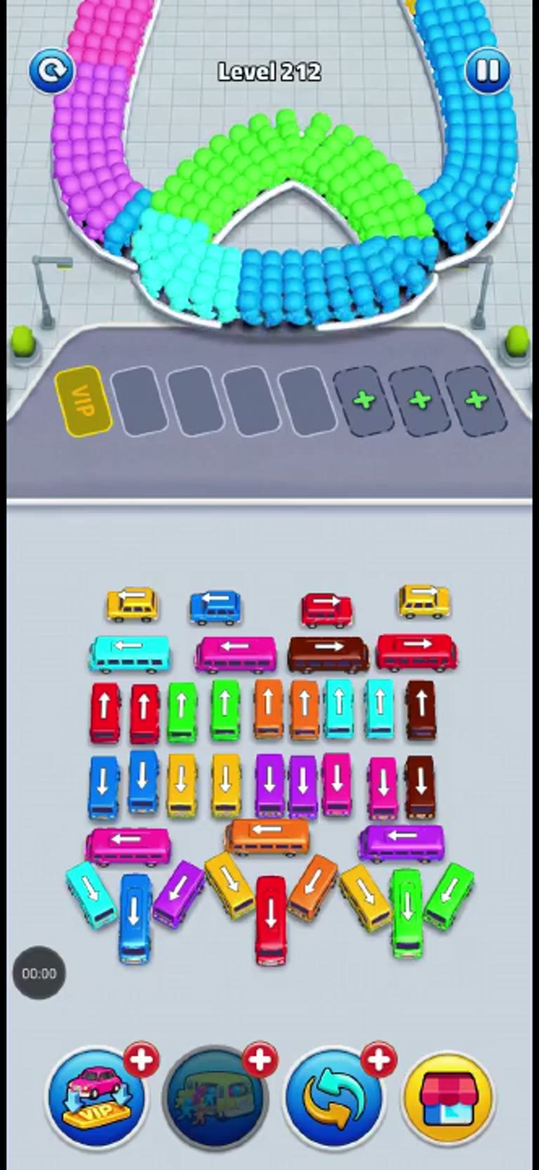 Bus Rush Fever Level 212 gameplay preview