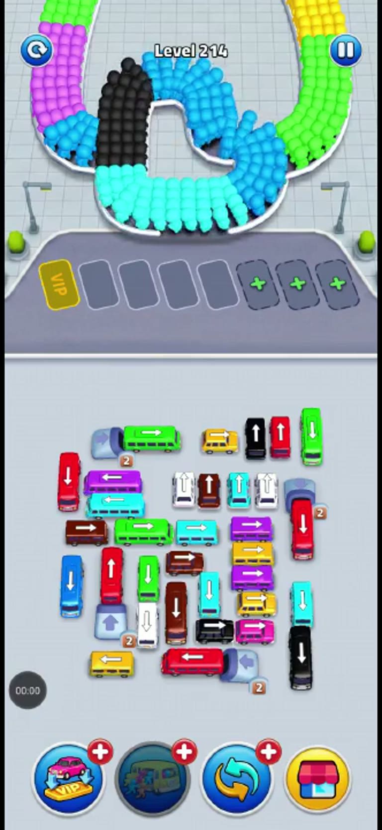 Bus Rush Fever Level 214 gameplay preview