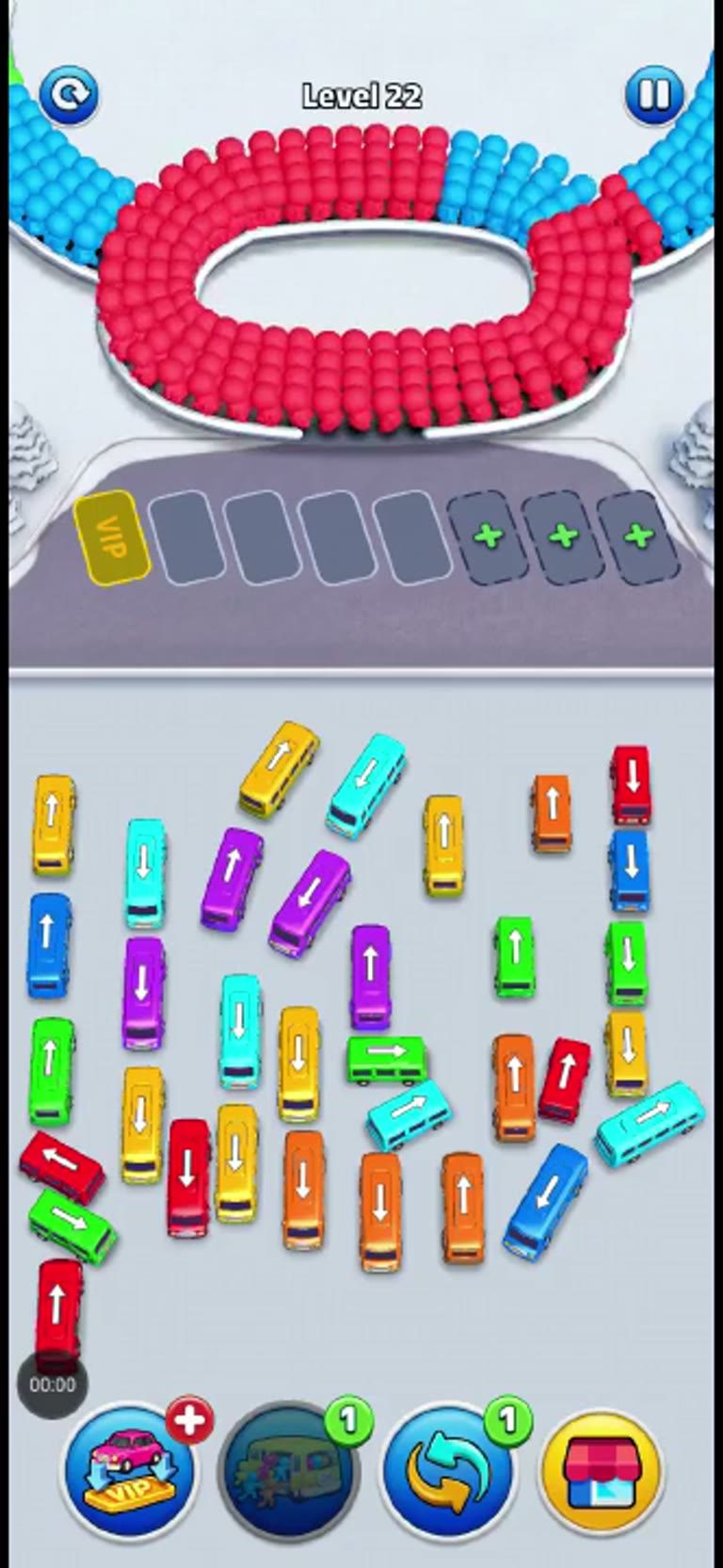 Bus Rush Fever Level 22 gameplay preview