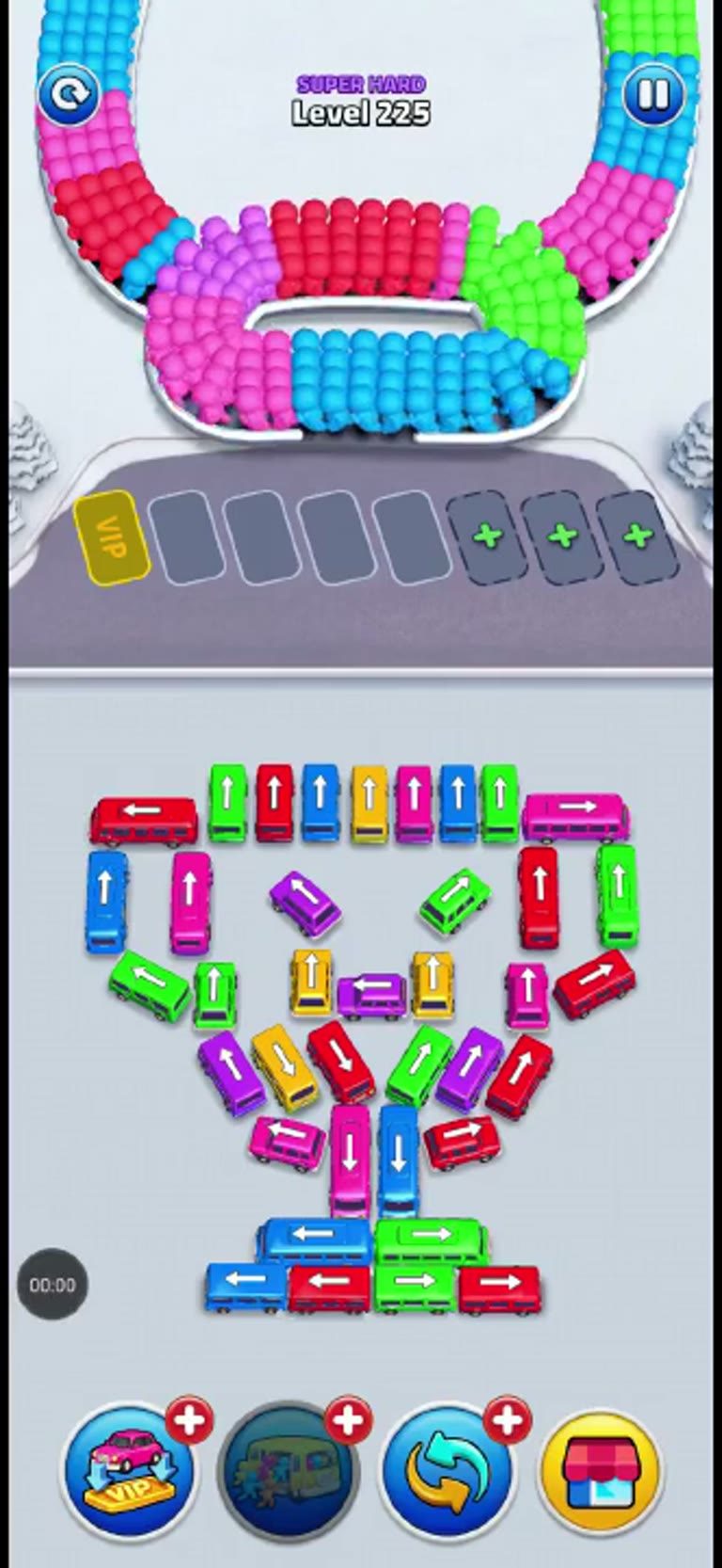 Bus Rush Fever Level 225 gameplay preview