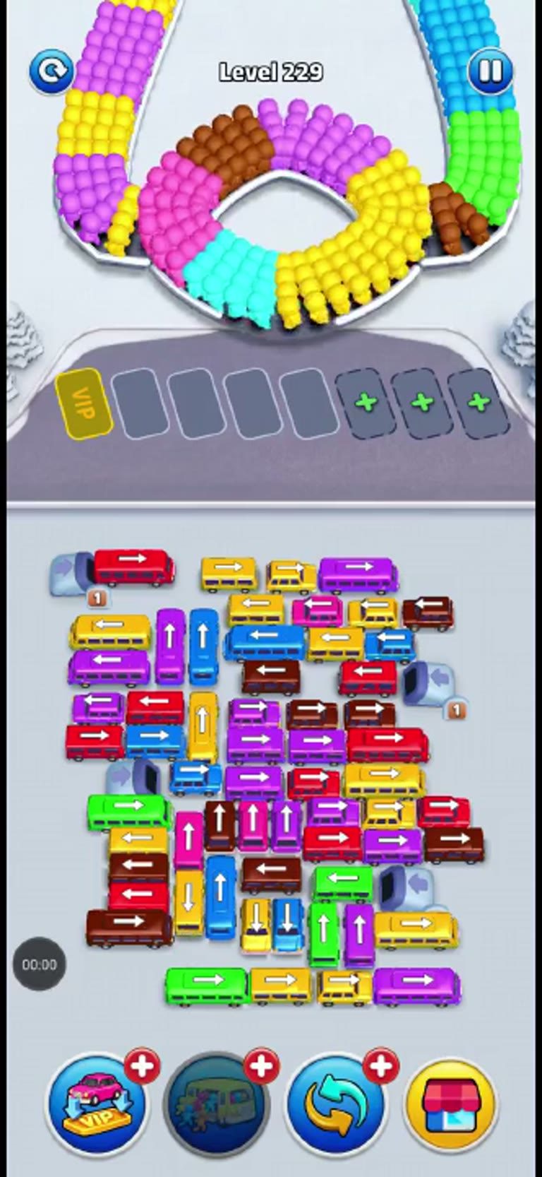 Bus Rush Fever Level 229 gameplay preview