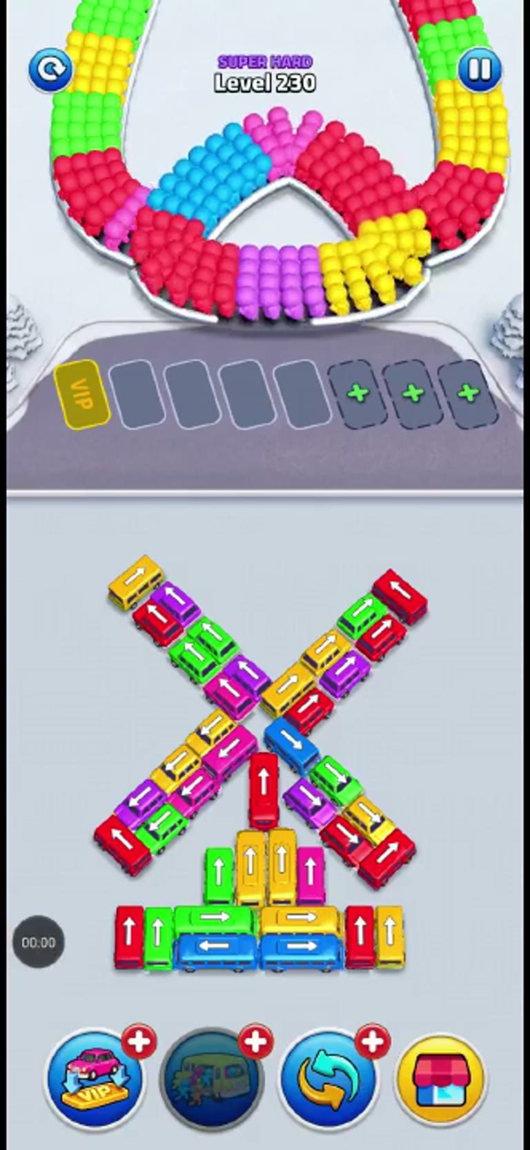 Bus Rush Fever Level 230 gameplay preview