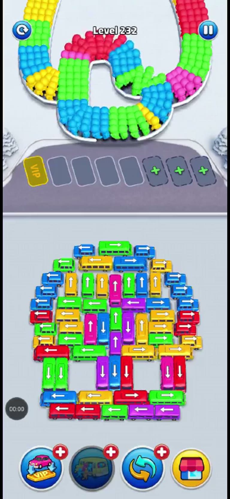 Bus Rush Fever Level 232 gameplay preview