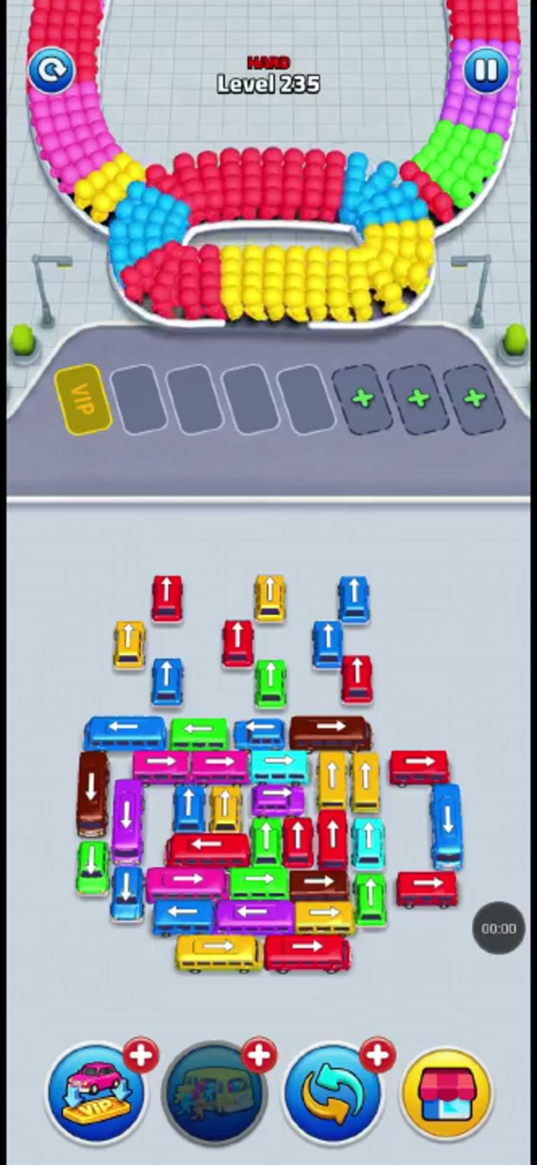 Bus Rush Fever Level 235 gameplay preview
