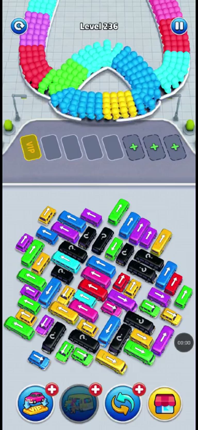 Bus Rush Fever Level 236 gameplay preview