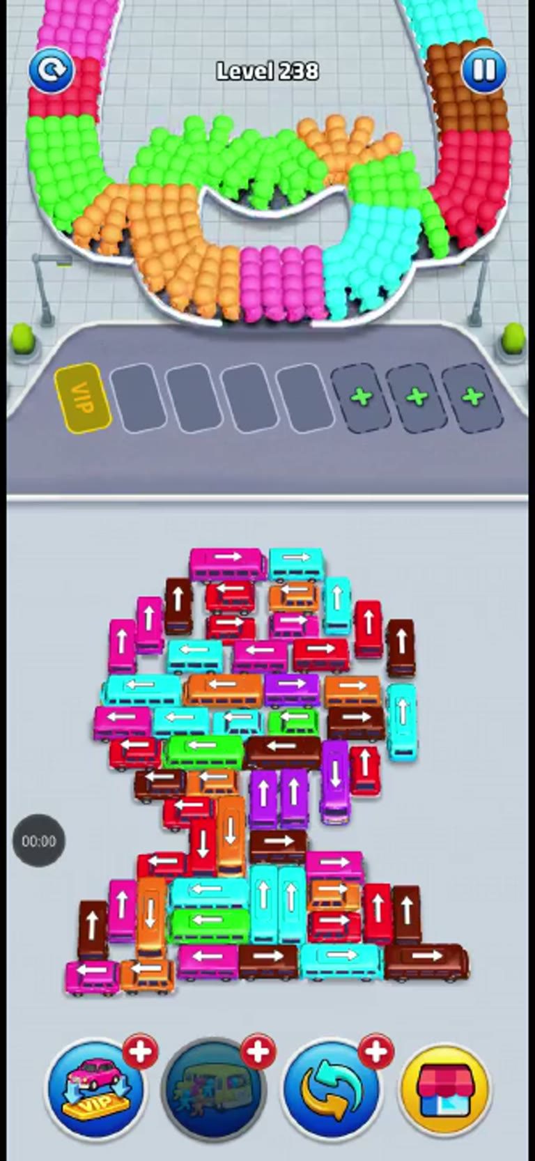 Bus Rush Fever Level 238 gameplay preview