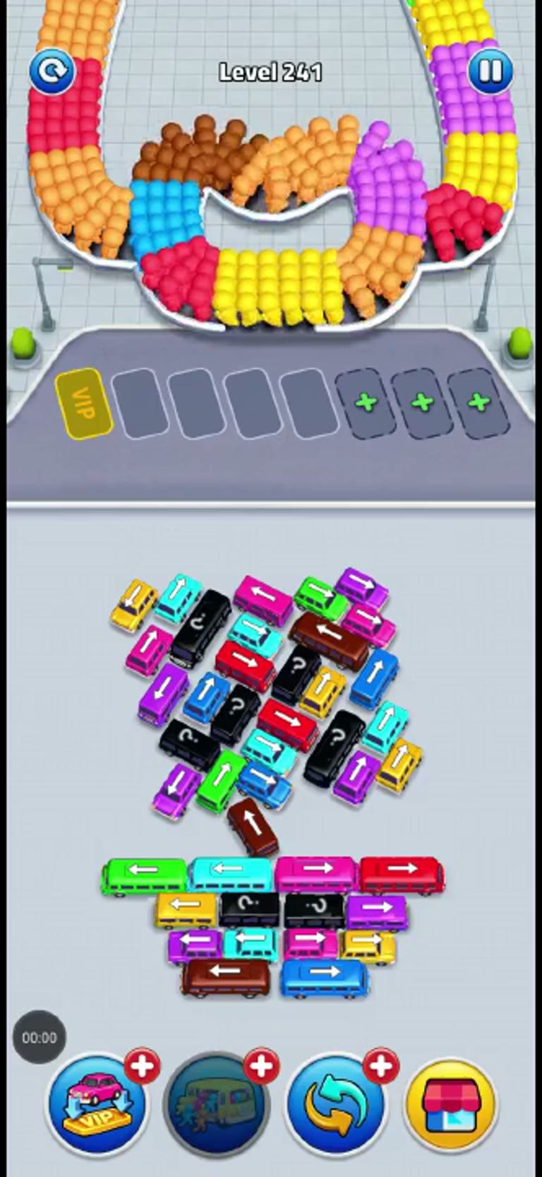Bus Rush Fever Level 241 gameplay preview