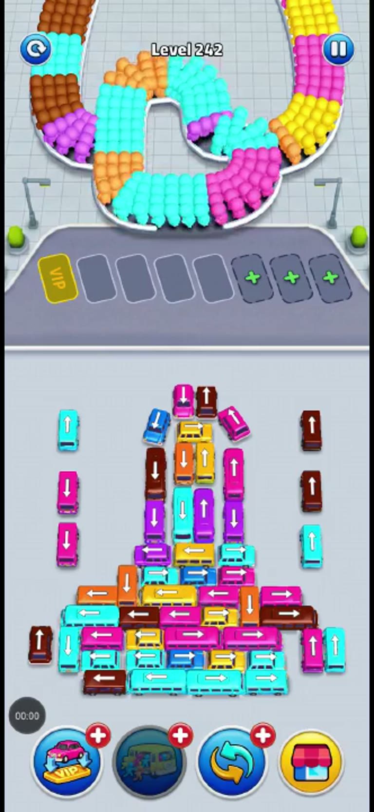 Bus Rush Fever Level 242 gameplay preview