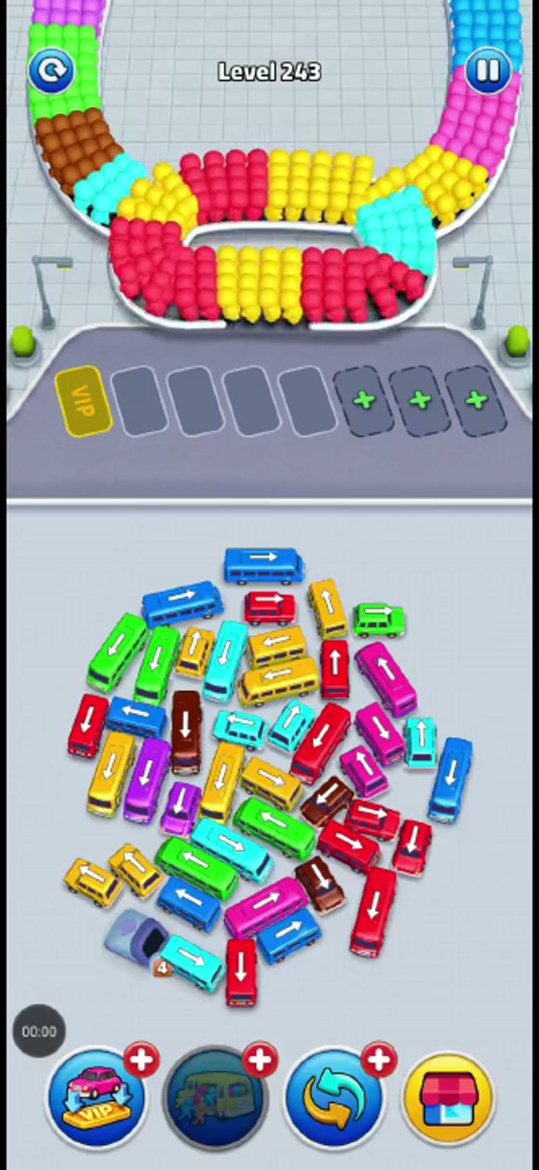 Bus Rush Fever Level 243 gameplay preview