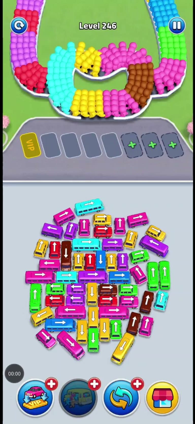Bus Rush Fever Level 246 gameplay preview