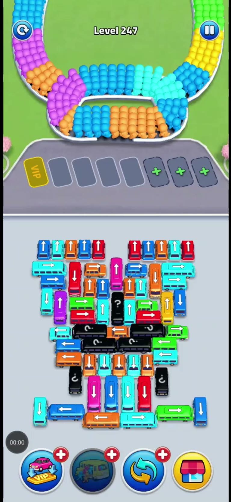 Bus Rush Fever Level 247 gameplay preview