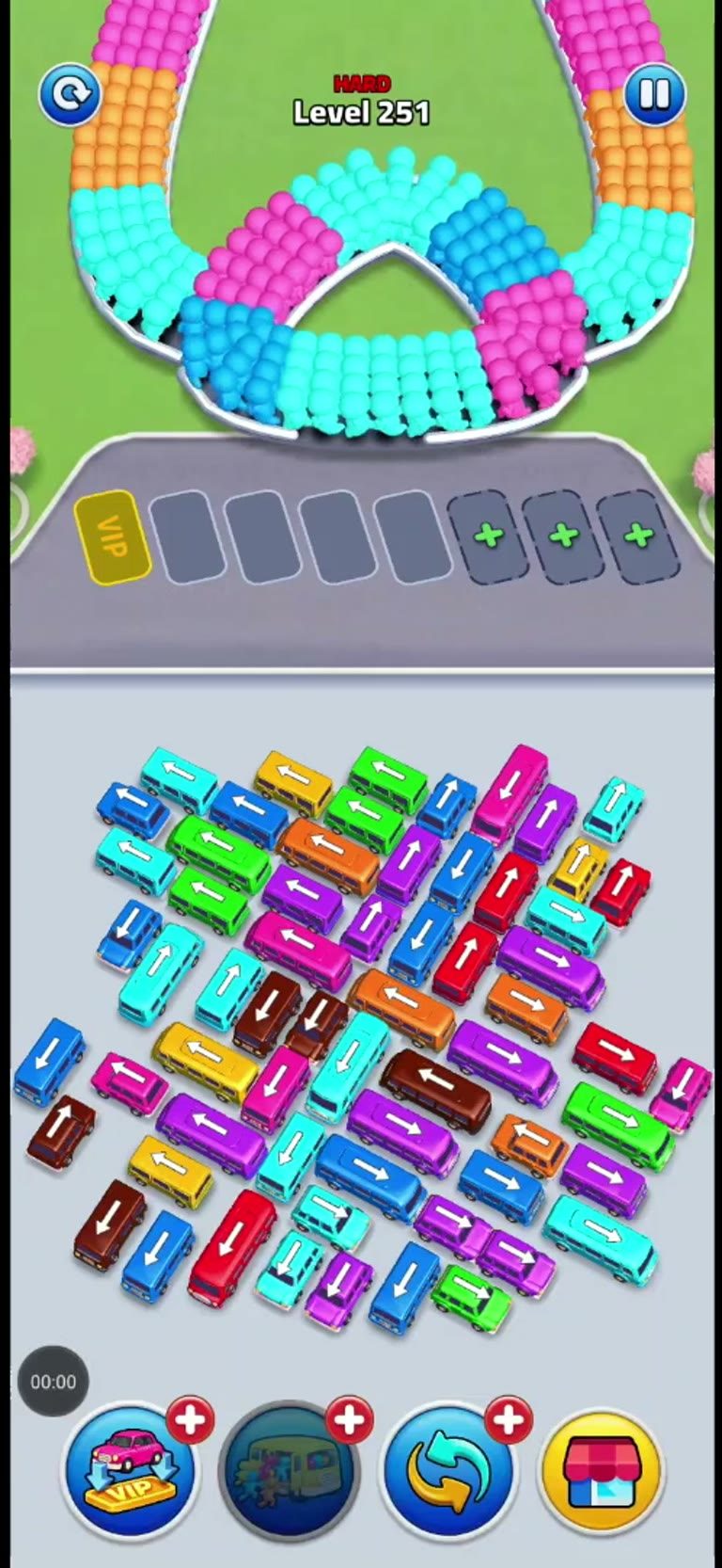 Bus Rush Fever Level 251 gameplay preview