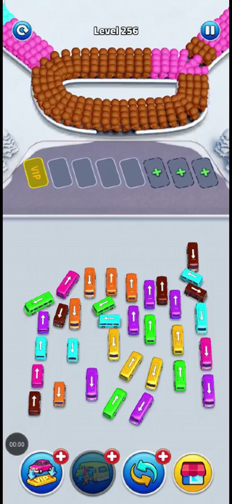 Bus Rush Fever Level 256 gameplay preview