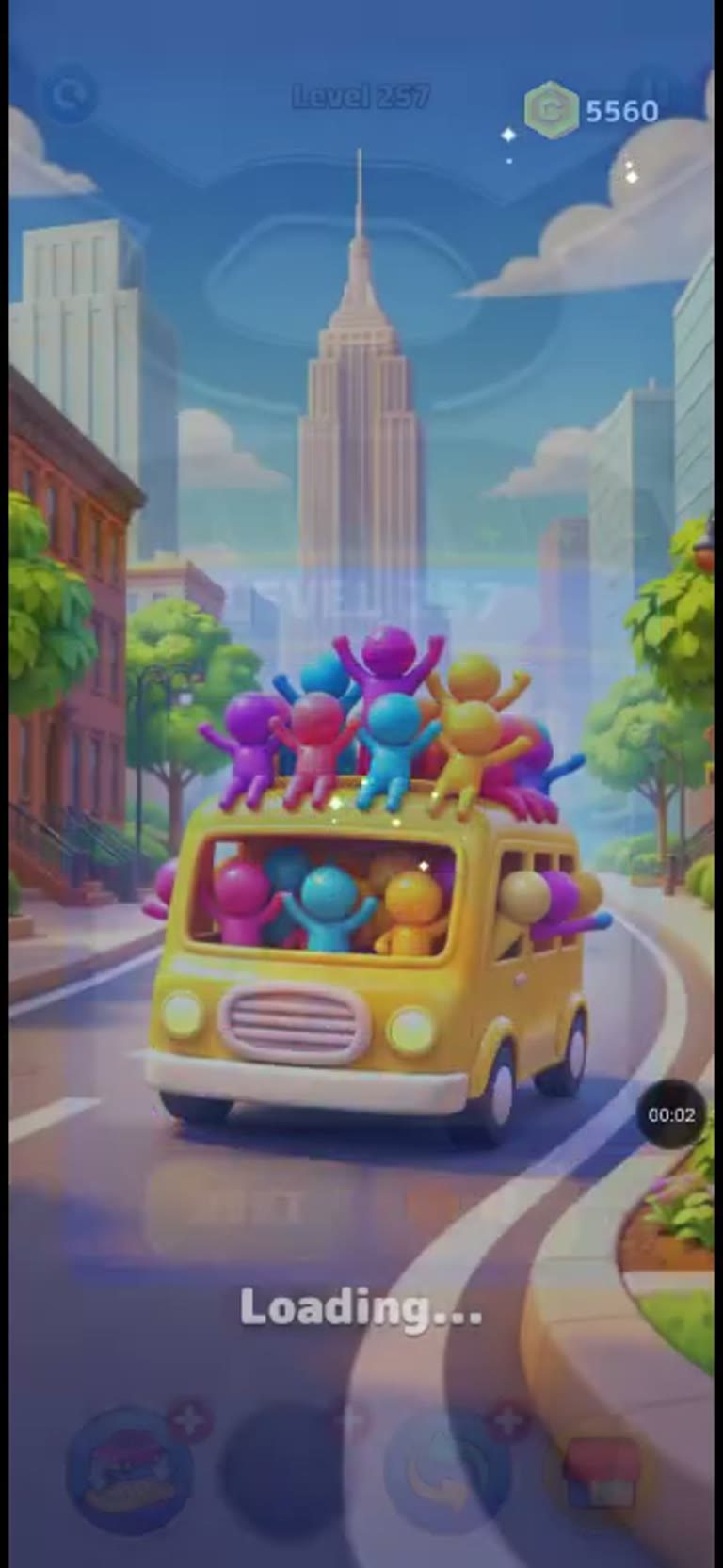 Bus Rush Fever Level 258 gameplay preview