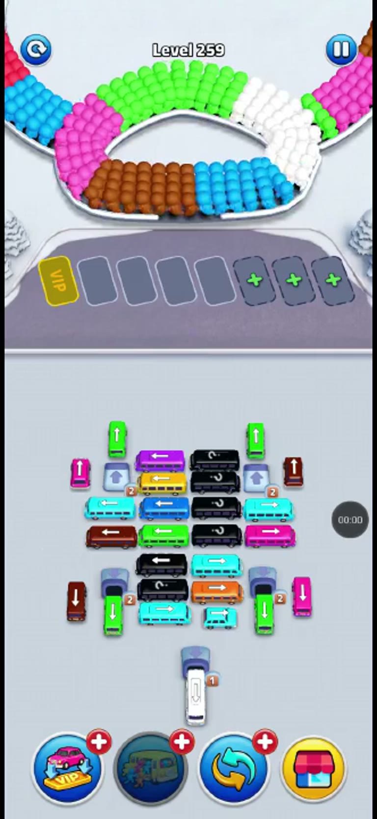 Bus Rush Fever Level 259 gameplay preview