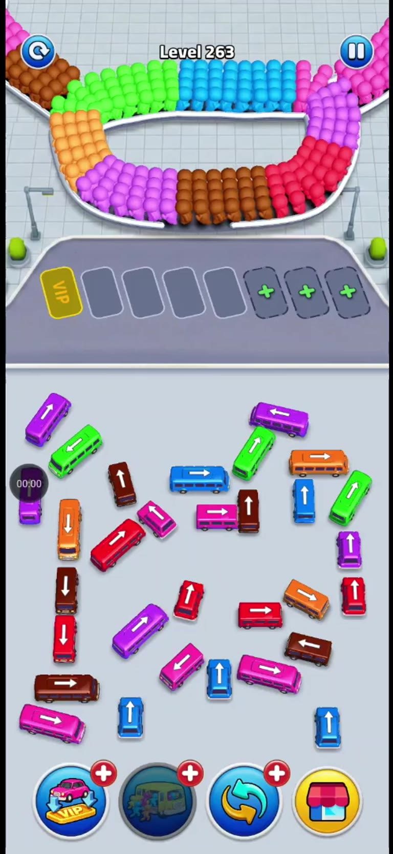 Bus Rush Fever Level 263 gameplay preview