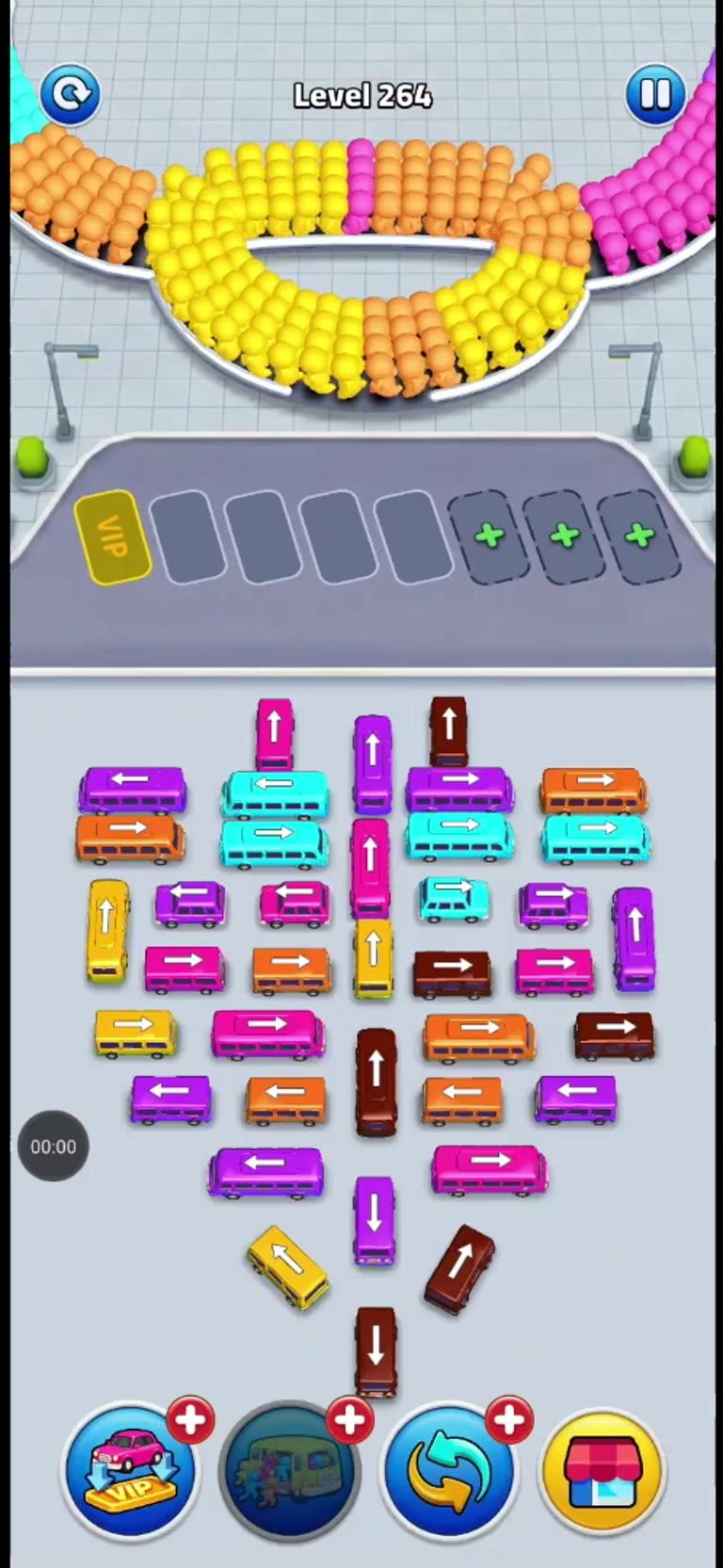 Bus Rush Fever Level 264 gameplay preview