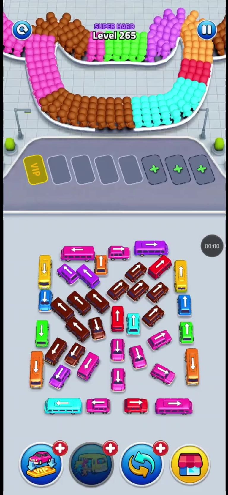 Bus Rush Fever Level 265 gameplay preview